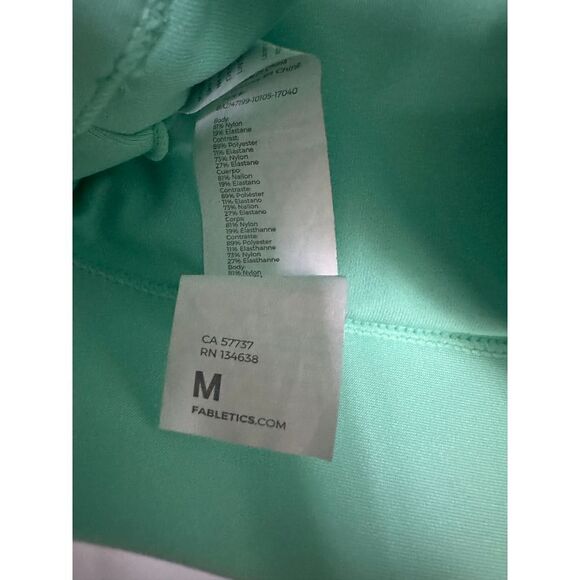 Fabletics Ella High Impact Sports Padded Bra Top Blue Womens Size M - Picture 3 of 4